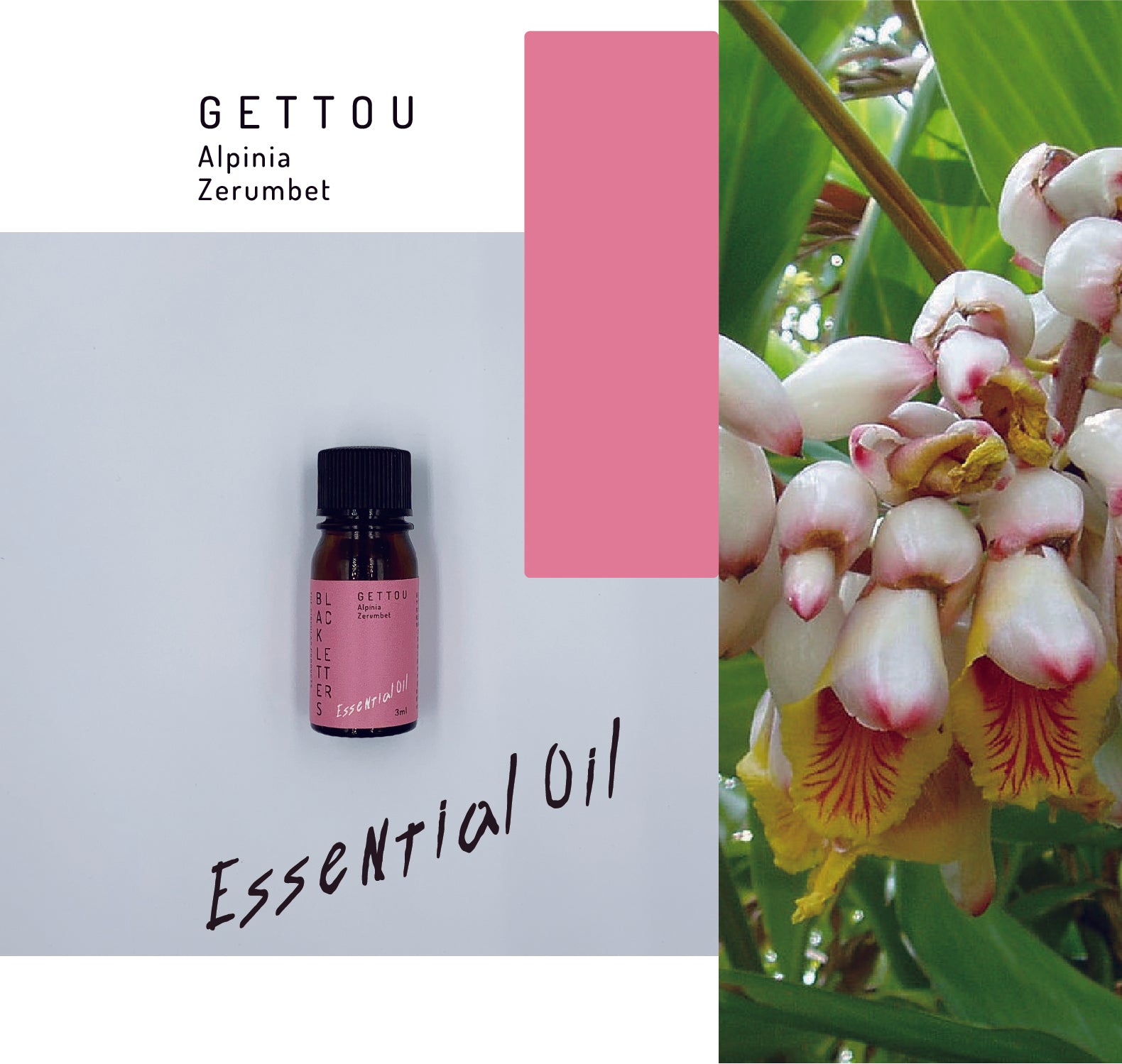 エッセンシャルオイル ゲットウ 3ml – BLACK LETTERS Prod. by ISILK
