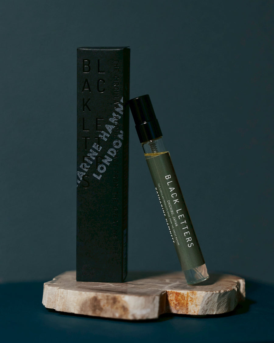 【BLACKLETTERS×KATHARINE HAMNETT LONDON】YUSHIN オードトワレ　10ml  森の吐息から生まれた黒文字とヒノキの香り